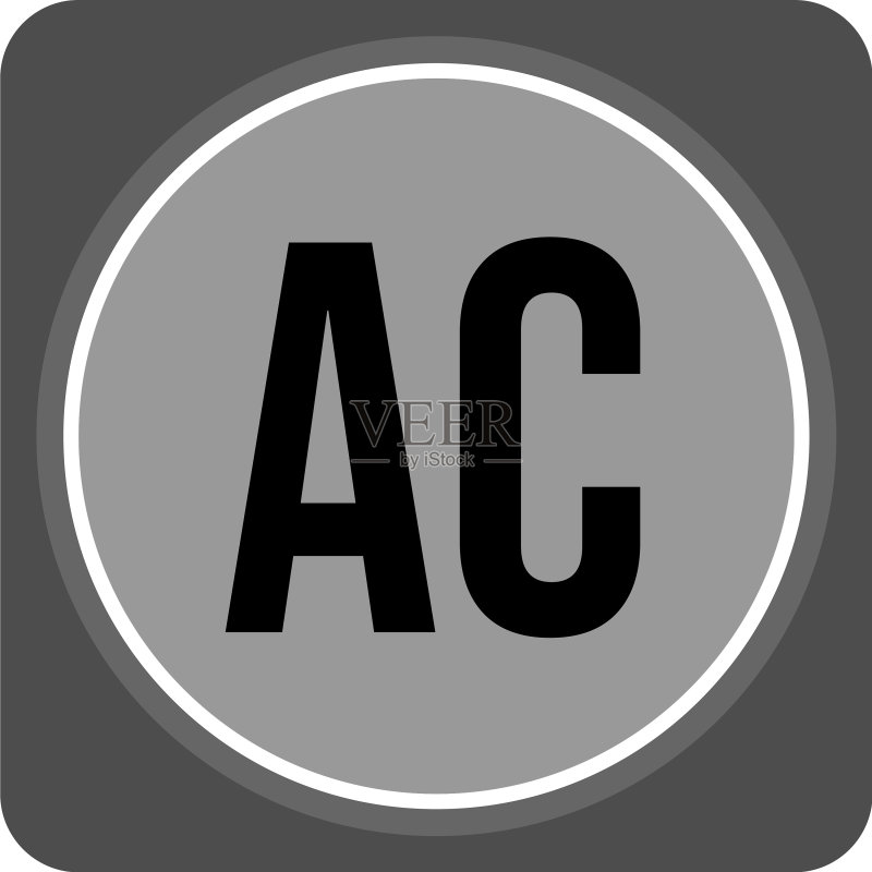 字母AC Logo模板设计图标素材