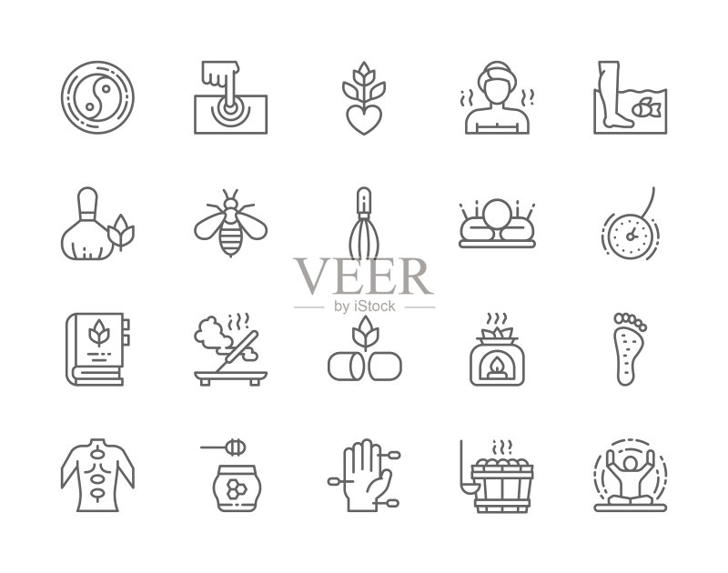 另类药物线条图标沐浴场所图标素材