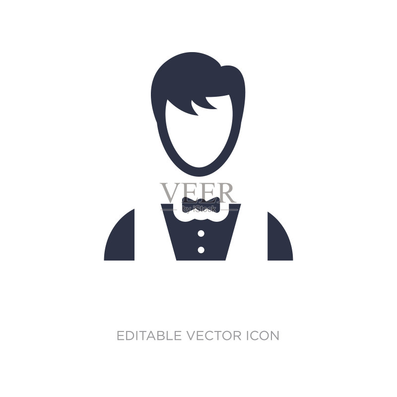 图标上的白色背景简单的元素图标素材