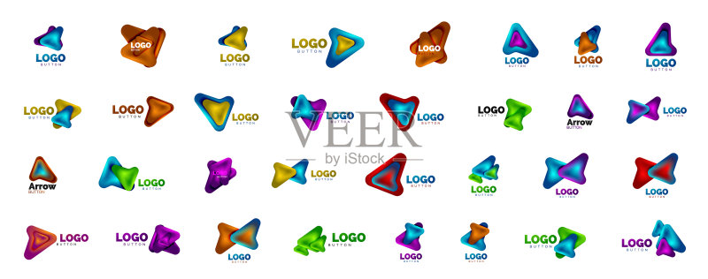 箭头Logo模板图标素材