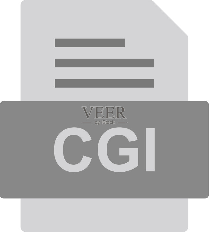 CGI文件文档图标图标素材