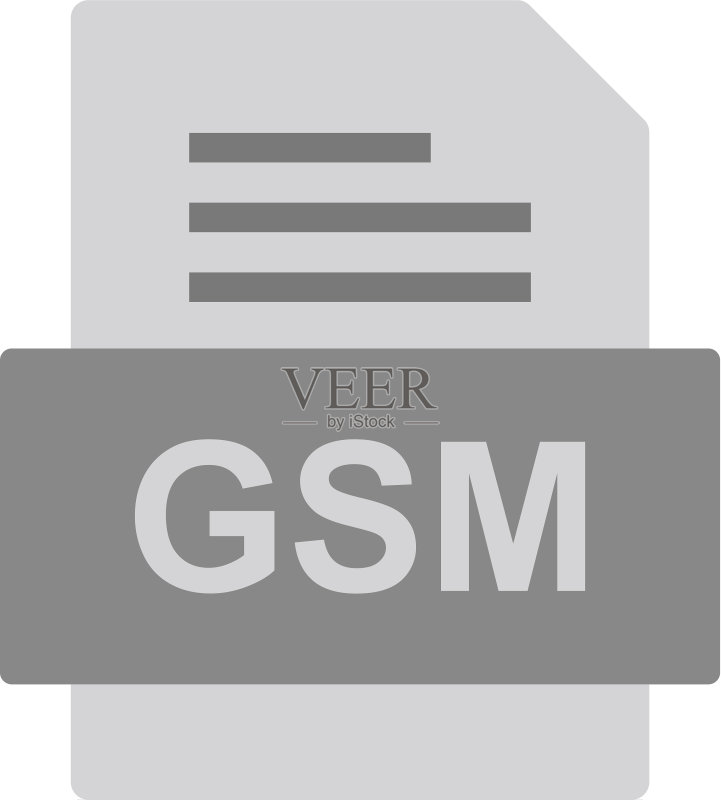 GSM文件文档图标图标素材