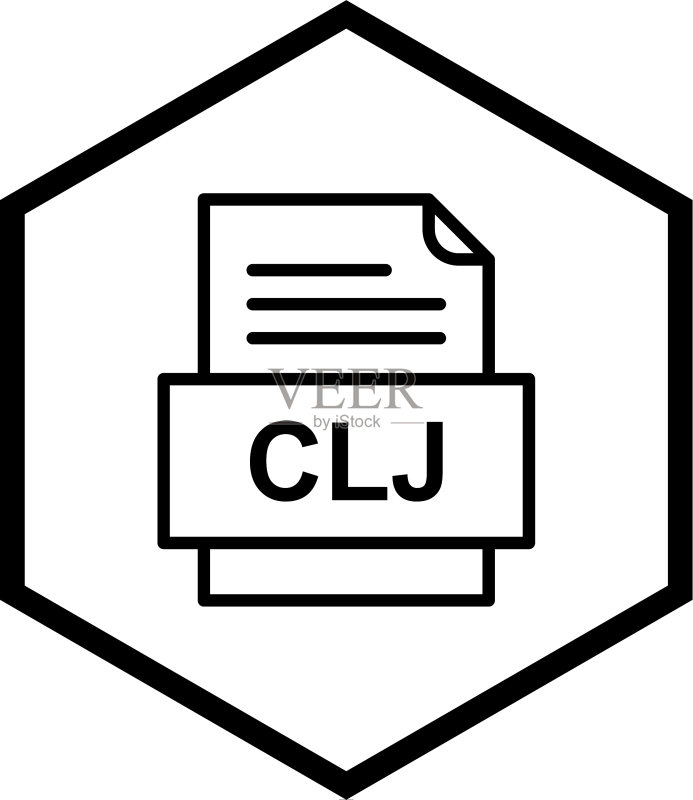 CLJ文件文档图标图标素材