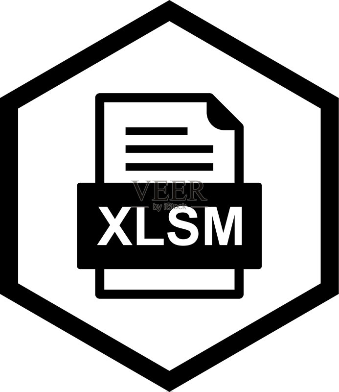 XLSM文件文档图标图标素材