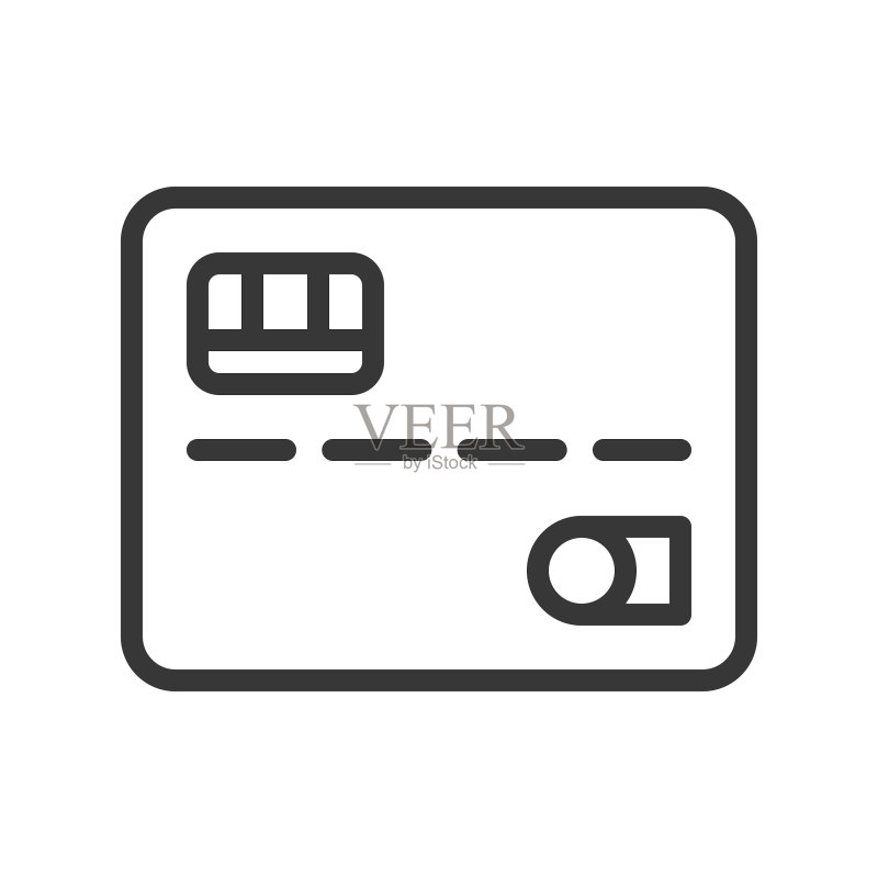 信用卡银行及金融相关图标图标素材