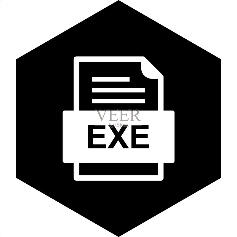 EXE文件文档图标图标素材
