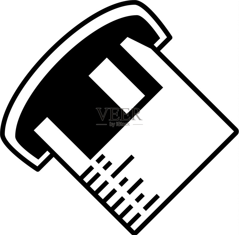 软盘信息轮廓图图标素材