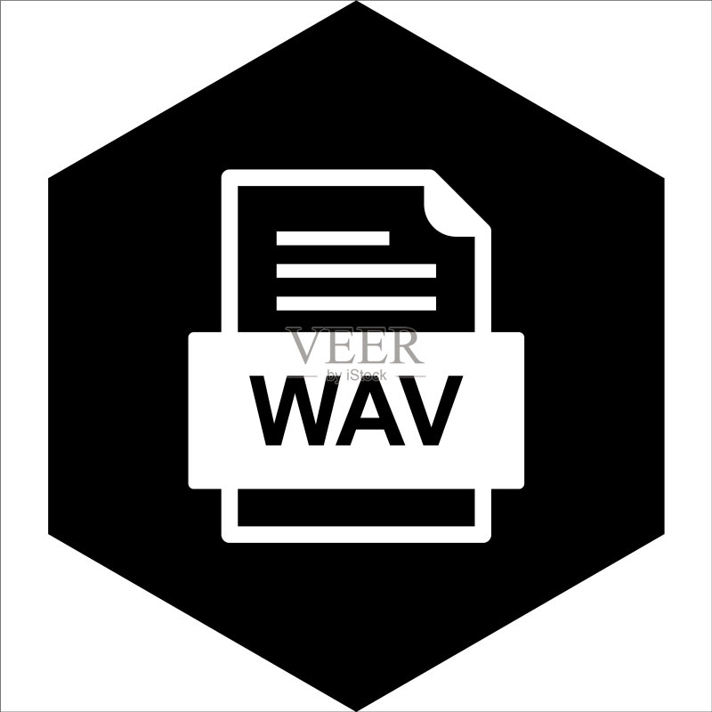 WAV文件文档图标图标素材