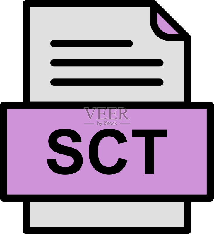SCT文件文档图标图标素材