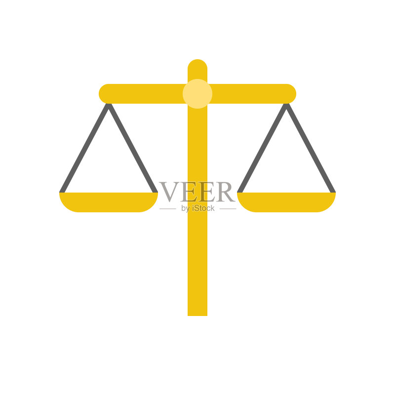 平衡秤法律与公正图标图标素材