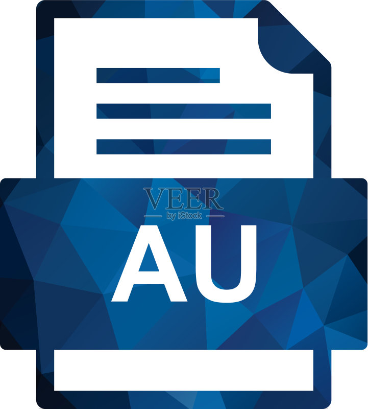 AU文件文档图标图标素材