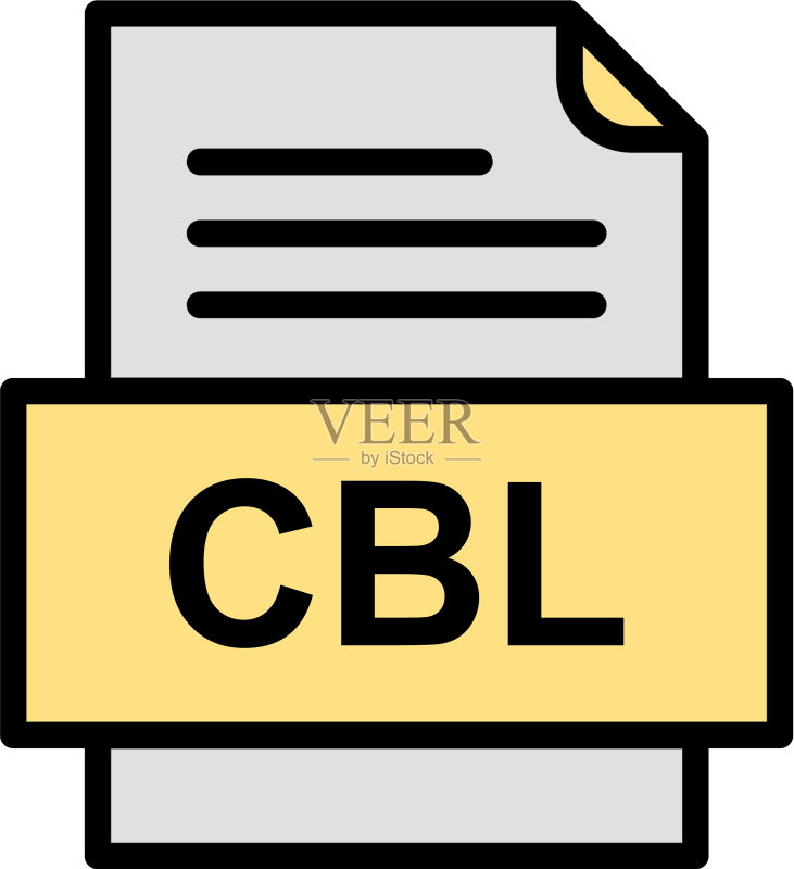 CBL文件文档图标图标素材