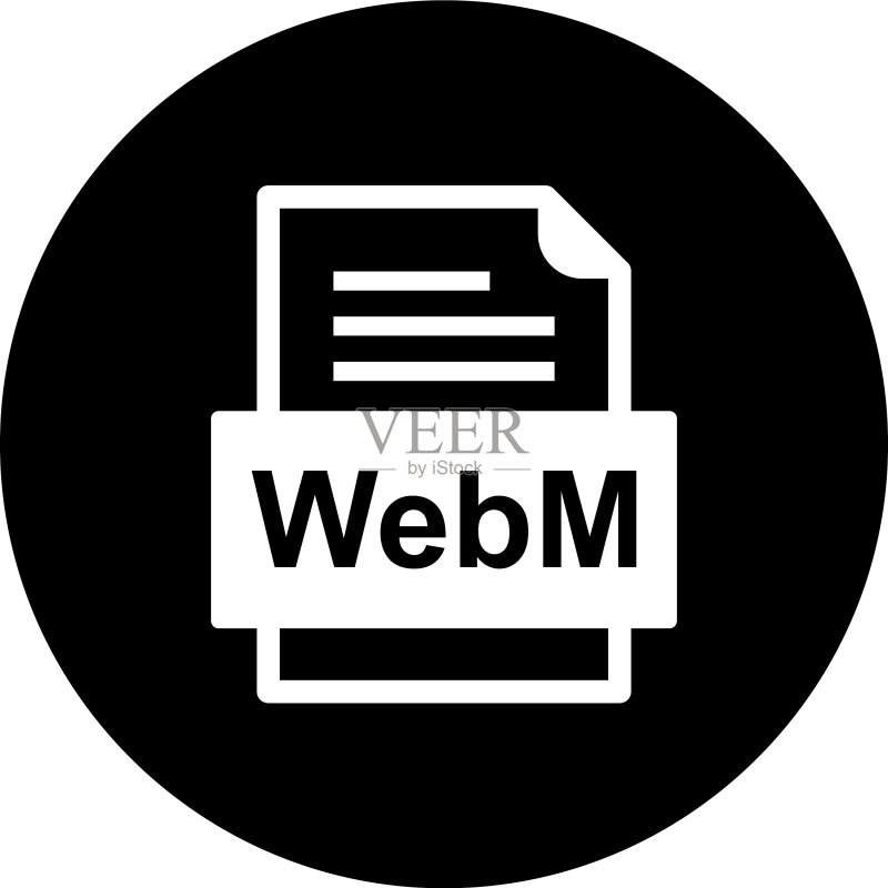 webm文件文档图标图标素材
