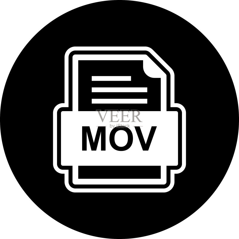 MOV文件文档图标图标素材