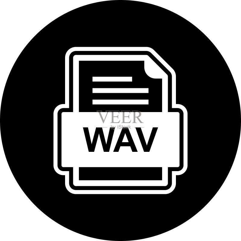 WAV文件文档图标图标素材