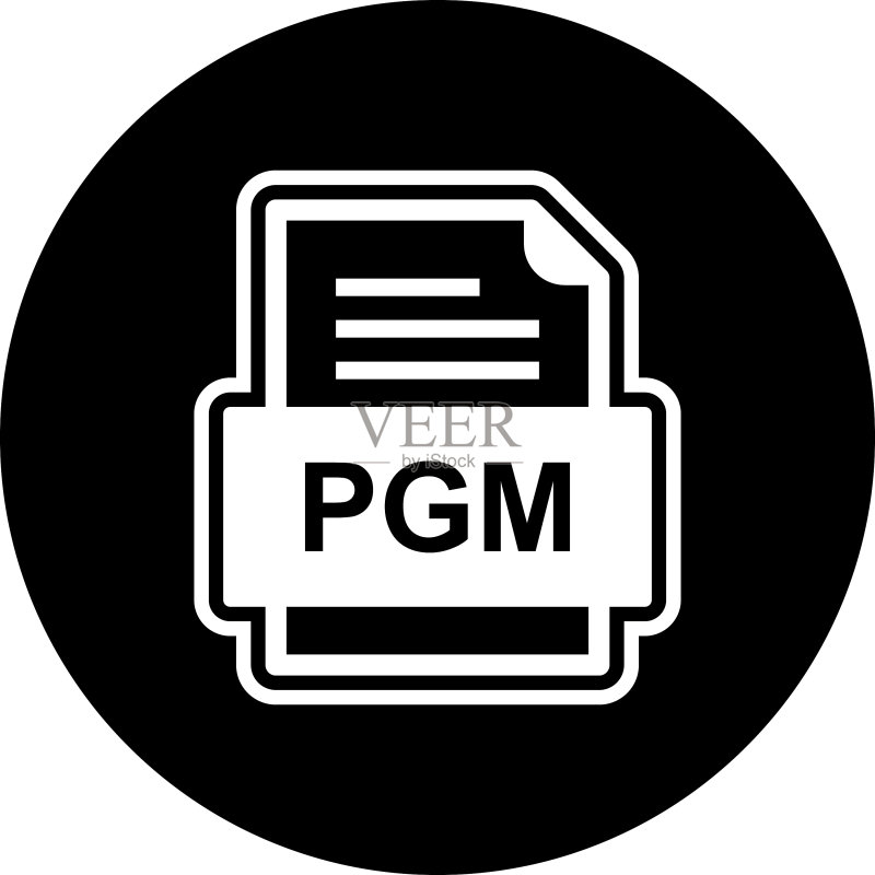 PGM文件文档图标图标素材