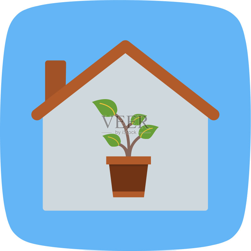植物屋图标图标素材
