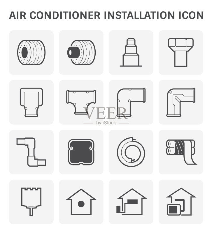 空调工具图标素材