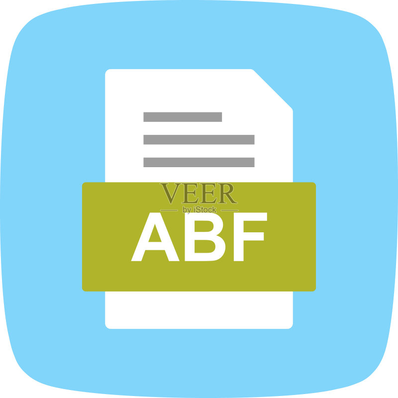 ABF文件文档图标图标素材