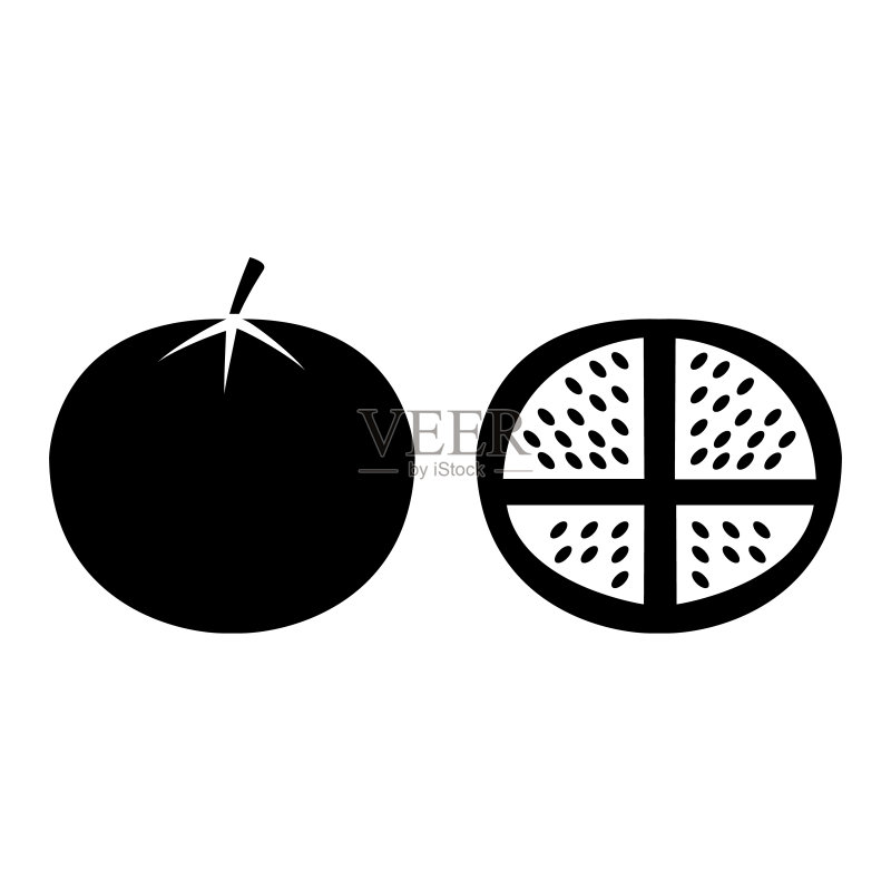 西红柿蔬菜图标图标素材