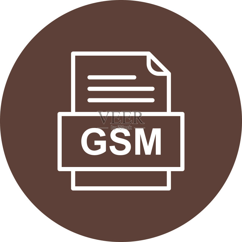 GSM文件文档图标图标素材