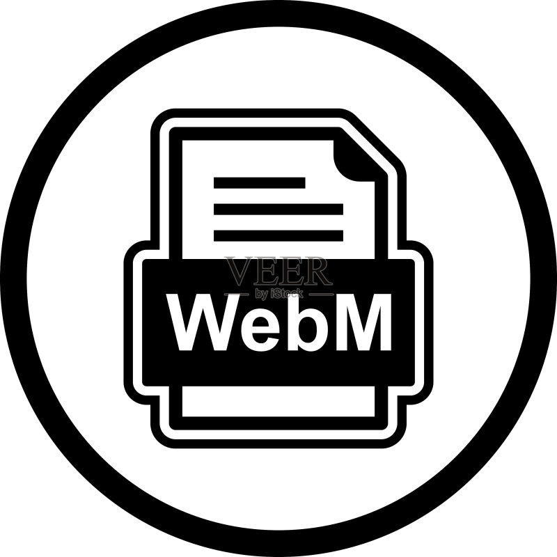 webm文件文档图标图标素材