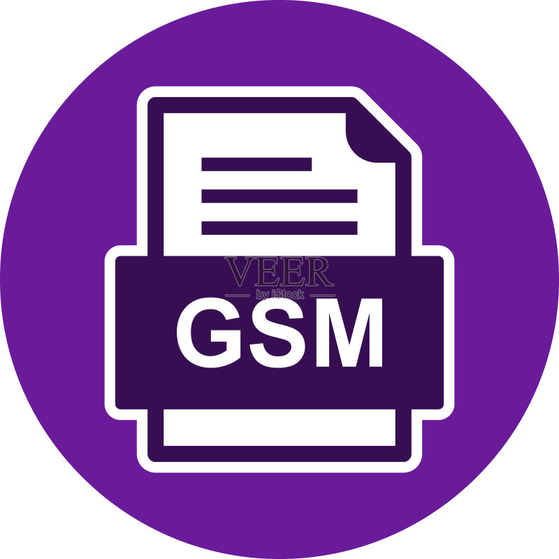 GSM文件文档图标图标素材