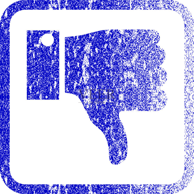 拇指向下纹理图标图标素材
