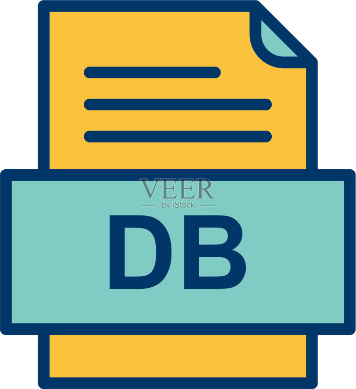 DB文件文档图标图标素材