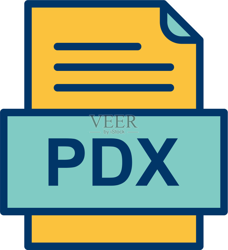 PDX文件文档图标图标素材