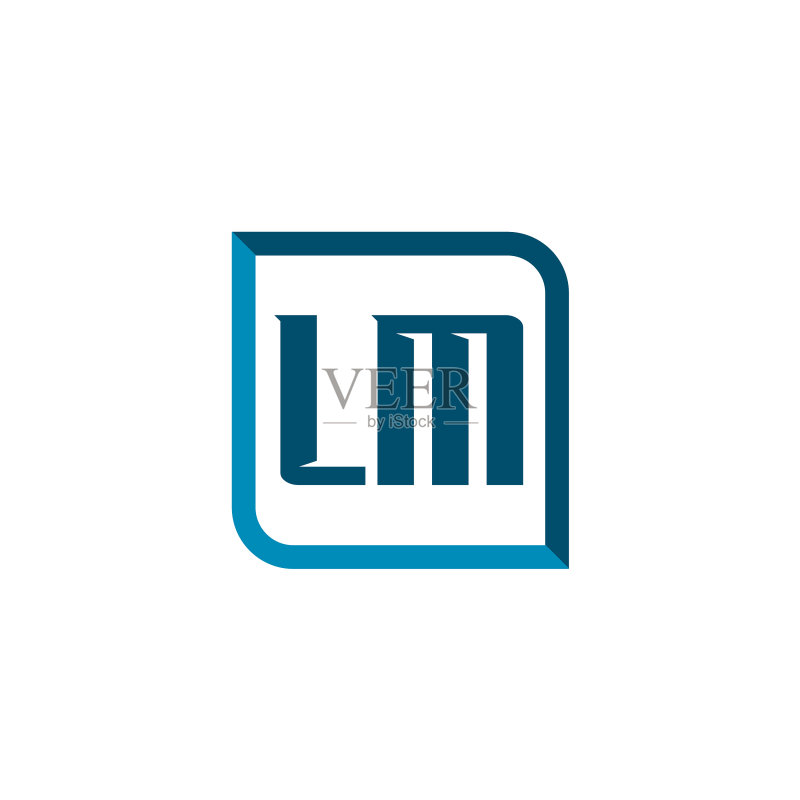 首字母LM模板设计Logo图标素材