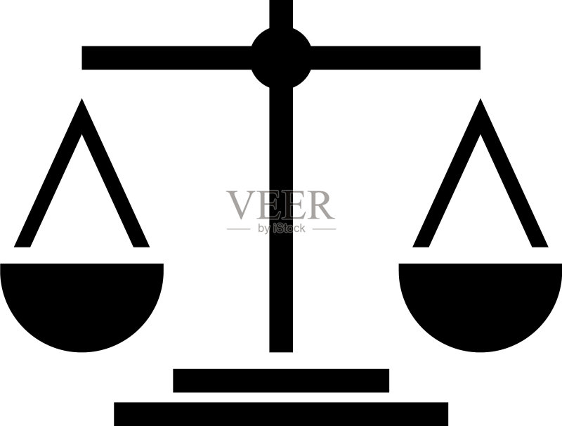 律师法律天平图标设计模板图标素材