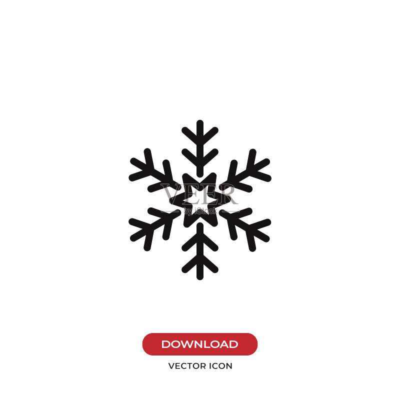 雪花图标图标素材
