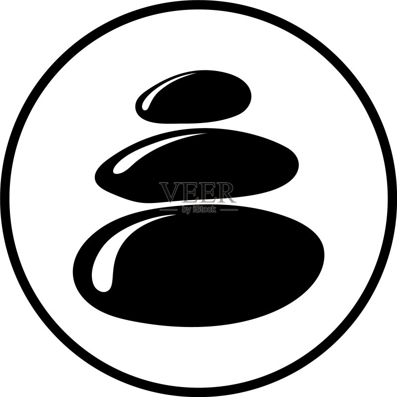 水疗石图标图标素材