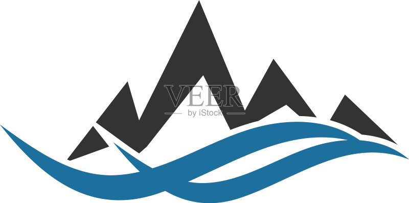山峰logo设计模板图标素材