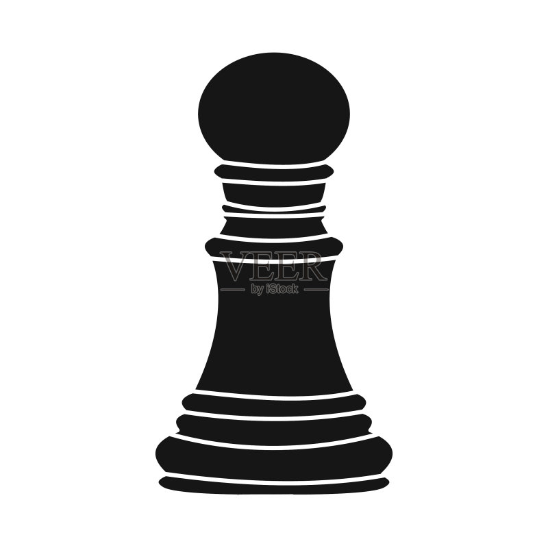兵和棋盘符号集图标素材