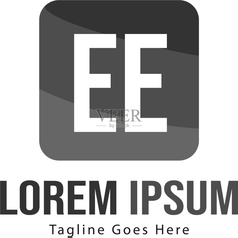 EE现代框架logo模板图标素材