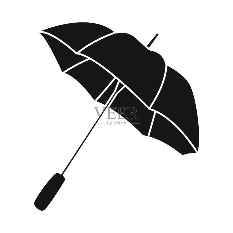 雨伞与秋季图标设计图标素材