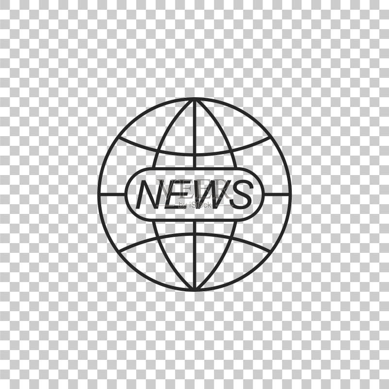世界与全球新闻概念图标图标素材