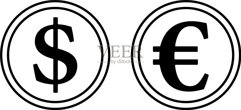 硬币堆图标图标素材