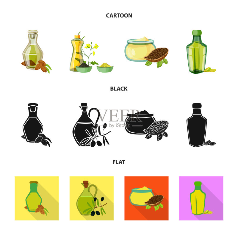 健康蔬菜图标集设计图标素材