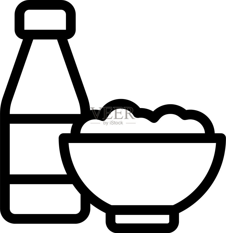 乳制品图标素材
