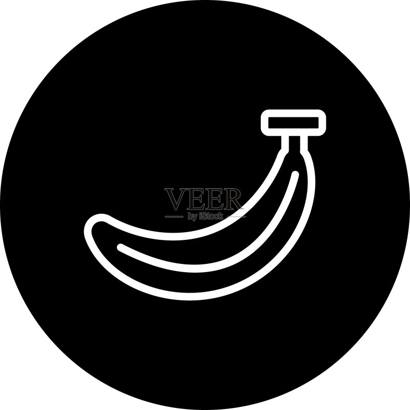 香蕉图标图标素材