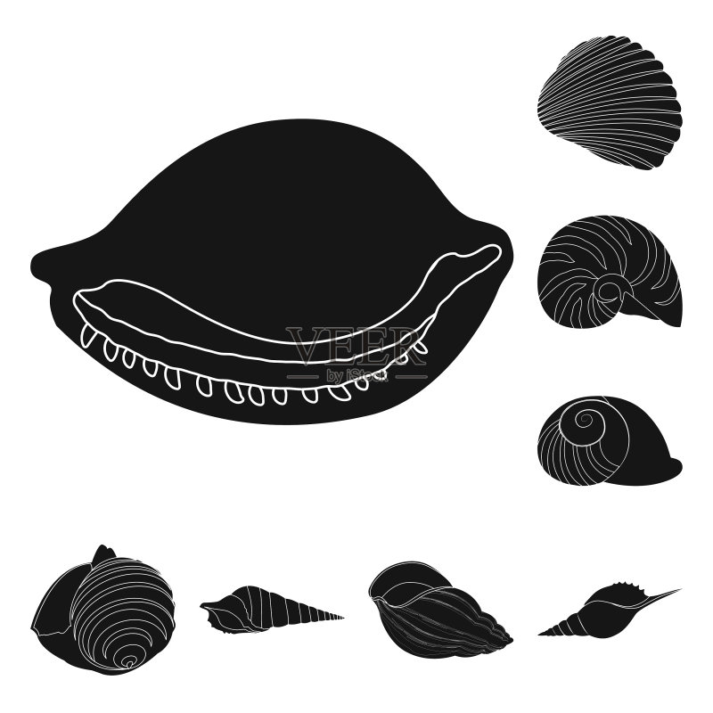 自然和海洋标志合集图标素材