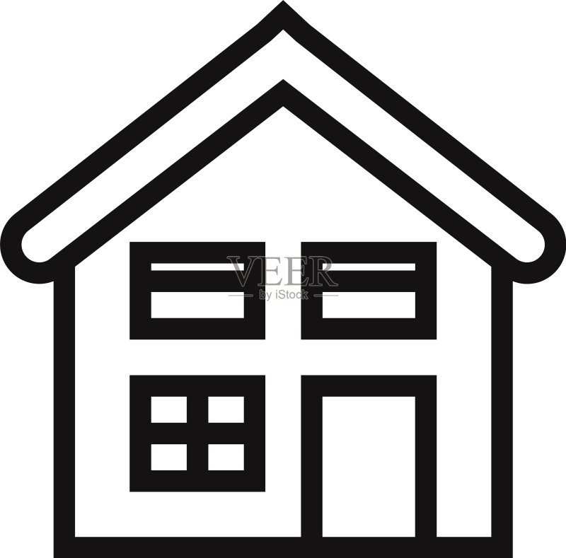 房屋图标,房屋符号图标素材