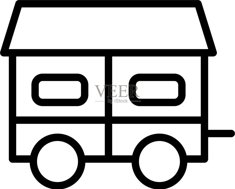 移动房屋图标图标素材