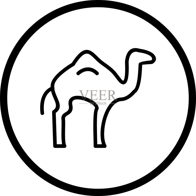 骆驼图标图标素材