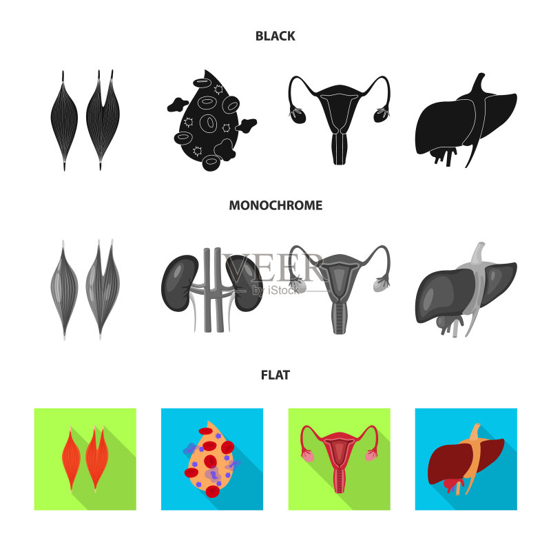 生物科学标识设计图标素材