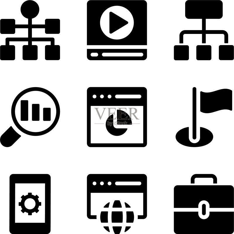 SEO 图标合集图标素材