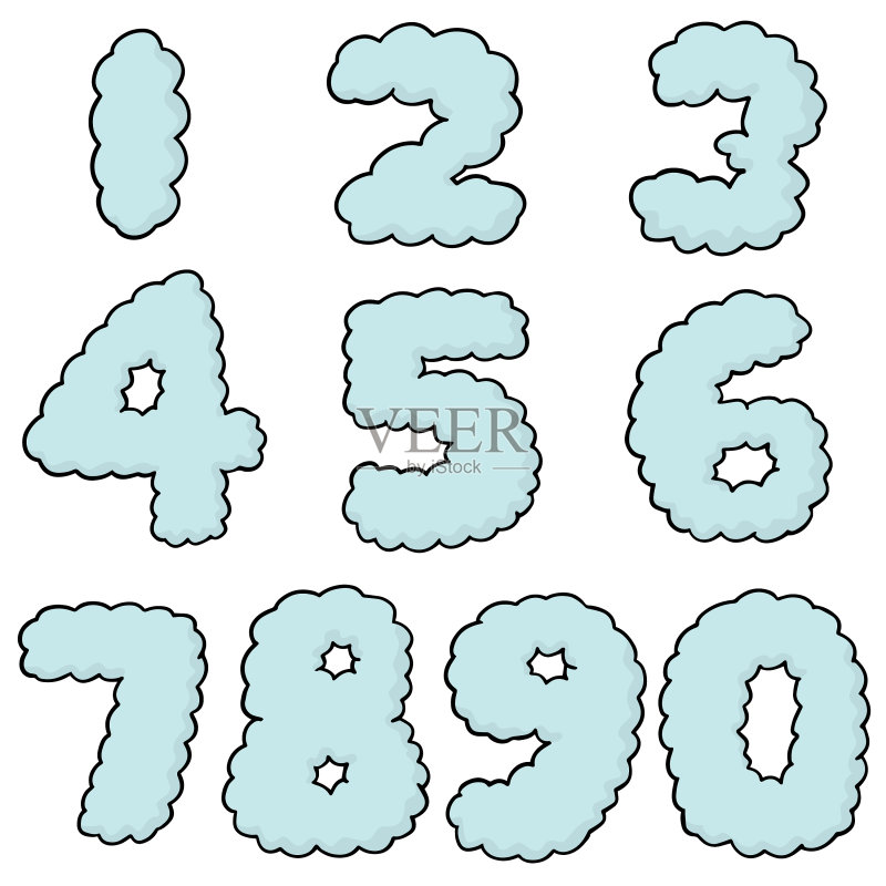 数字合集图标素材